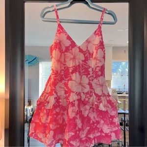 Love shack fancy fabienne dress holiday fun fuchsia 0